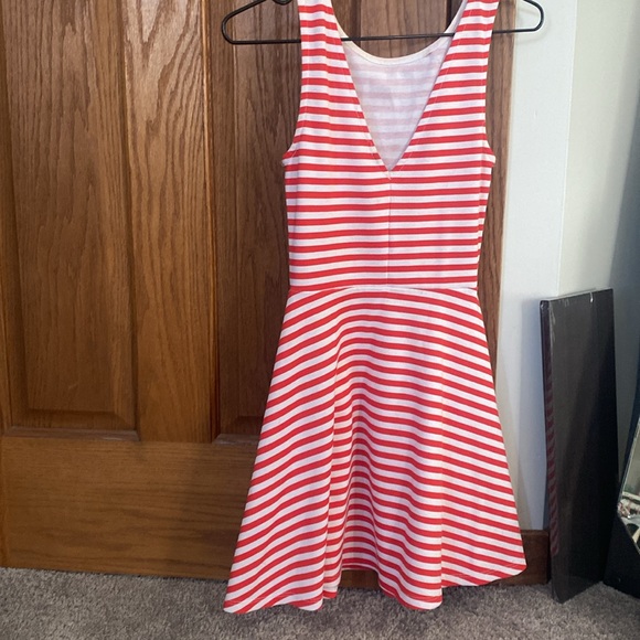 Orange and white stripe dress - Picture 2 of 2